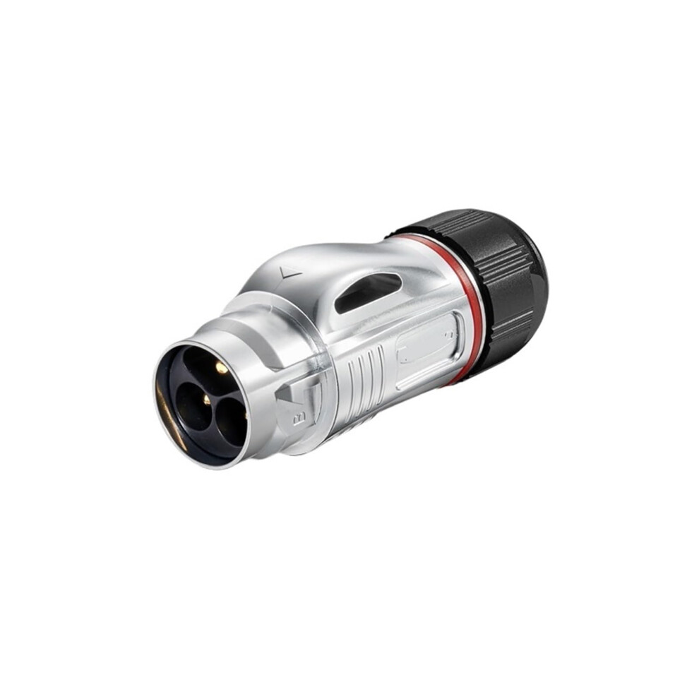 Welding 35A Bd24 Welding Aviation Plug And Socket 3-Pin Snap-On Power Supply Industry(Metal Male Connector) 5V Metal Male Connector 9339159332078