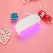 Kompakte UV-Lichttherapie-Nageltrockner Tragbare Mini-LED-Lampe Nagelfeile