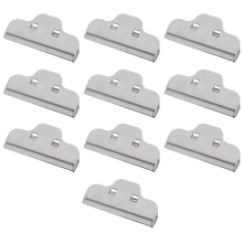 Clips para bolsas confiables para bolsas extra grandes, clips selladores para conservar alimentos frescos con extremo acanalado antideslizante que