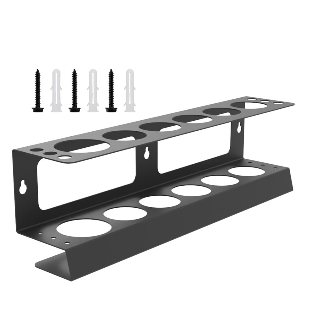 Caulk Tube Holder - Grease Tube Rack | Wall Mount Spray Can Organizer For Silicone Sealant Nozzle Garage Car Detailing Sealing Service 9339159332368