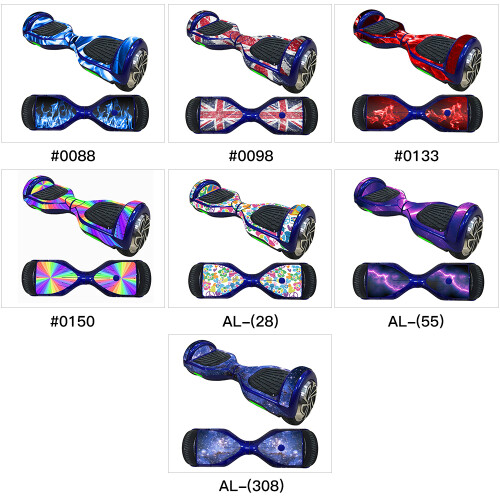 Durable 2-Wheel Scooter Skin Decals 6.5inch Hover Stickers #0133 1