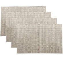 Jogos americanos que não mancham, resistentes ao calor e laváveis, para mesa de jantar em casa e no hotel (PVC ecológico, design elegante)