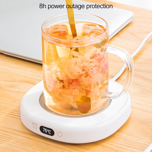 Scaldabevande versatile, scaldatazze programmabile con spegnimento automatico e livelli di calore personalizzabili, perfetto per caffè, tè e altro 1