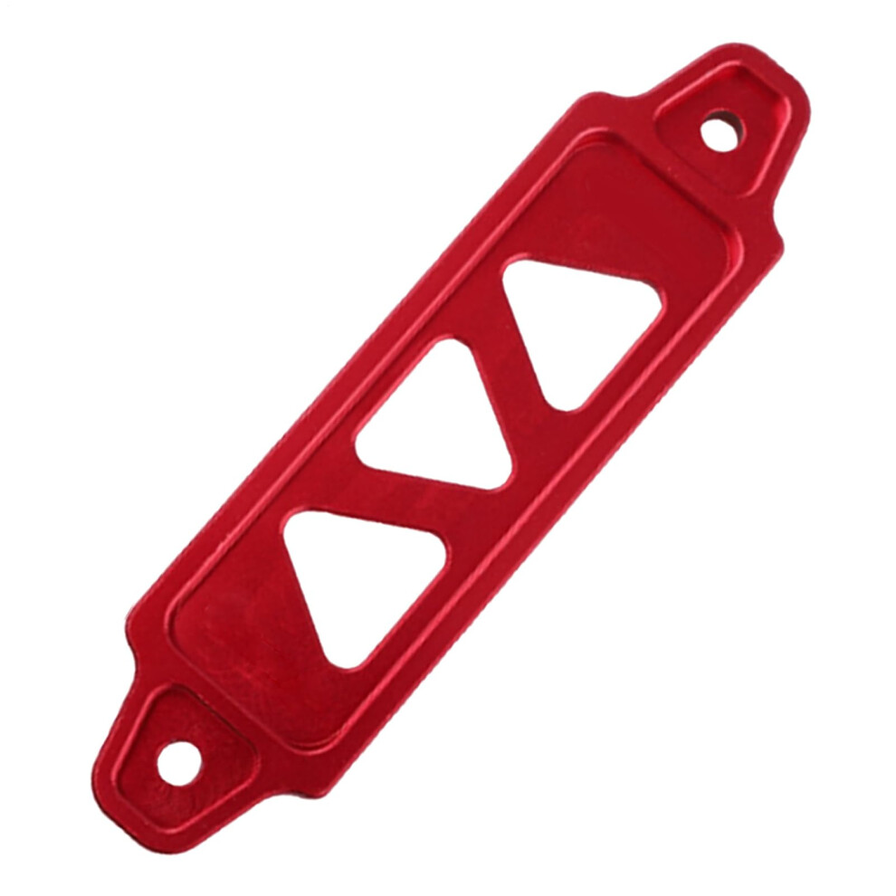 Battery Bracket | Car Battery Mount Bracket - Triangular Design Clamp Aluminum Alloy Tray For Automobile Trailer Rv Truck Red 9105992184804
