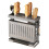 Utensil Drainage Caddy with Breathable and Ventilated Structure, Convenient Hooks, Cylindrical Design for Compact Storage, Multi-Functional Design for 1