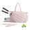 Practical Water Resistant Sports Gym Bag with-Light Grey 7