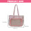 Sac transparent élégant pour sans-abri, 3 styles de-Noir 3