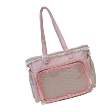 Japanese Encouraged See Through Shoulder Bag With Lovely-Pink