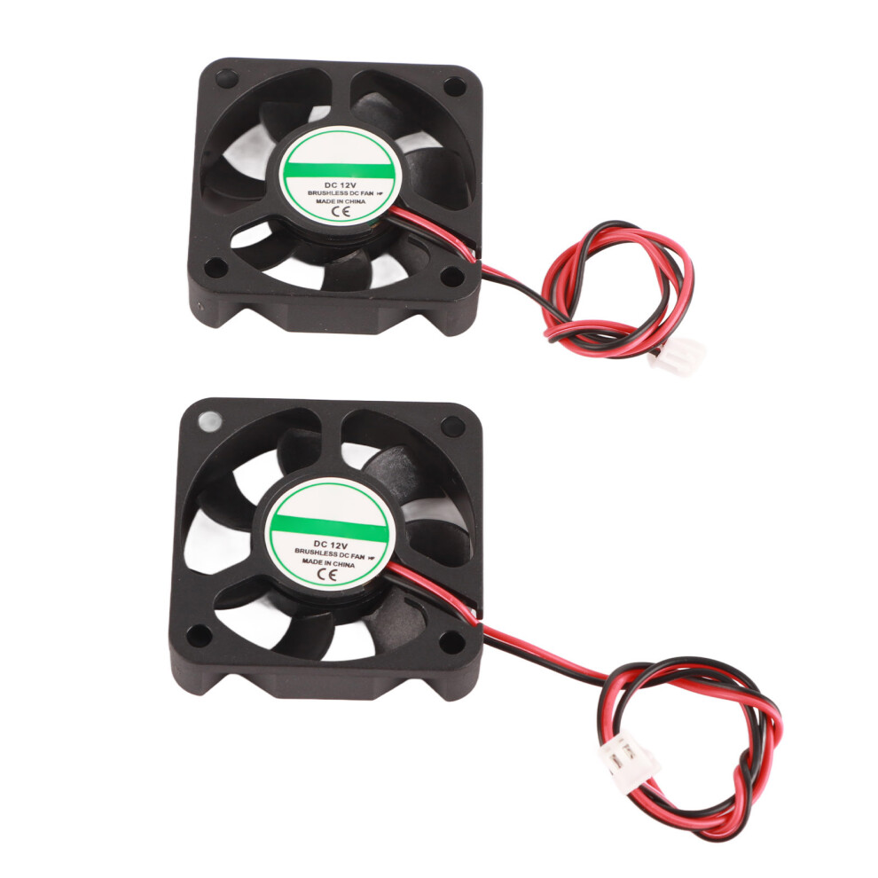 5010 Cooling Fan 12V 2Pin For 3D Printer Accessory 8Â14Cfm Low Noise 3531362714122