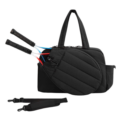 Athletic Unisex Carryall With Dedicated Ball Storage-Black