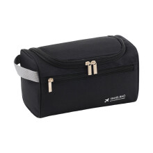 Trousse de maquillage imperméable fonctionnelle avec-Noir