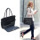 Large  Teacher Toted Bag Computer Messenger Shoulder Bag-Black 3