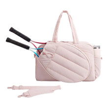 Sac de tennis léger en nylon pour femme, rangement-Couleur Lotus