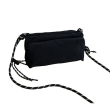 Sac de messager de sport sac à bandoulière en Nylon-Noir