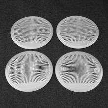 4PCS Stainless Steel Door Trim Covers for  BMW X5 X6 Car Audio Speakers