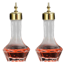 Bottiglie decorative con dosatore per cocktail, set di bottiglie per bitter a flusso costante con chiusura a prova di perdite