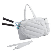 Fashionable Gym Bag for Women with Separate Wet-Light Grey