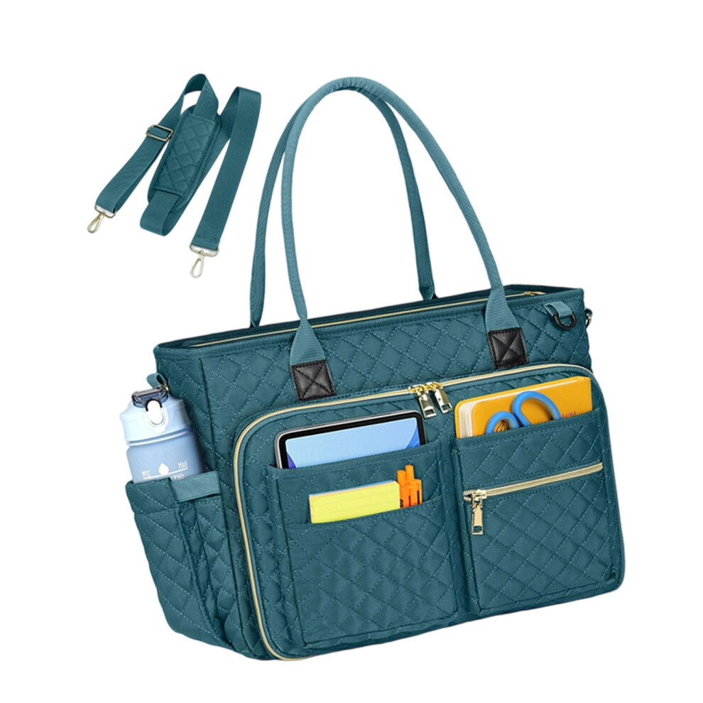 Large Capacity Teacher Toted Bag,Lightweight Work Bags- Green 7751000394974