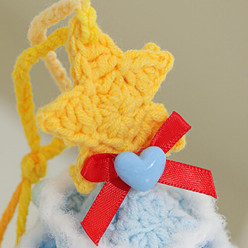 Artisanal Crochet Christmas Tree Decoration Soft Thread-N 1
