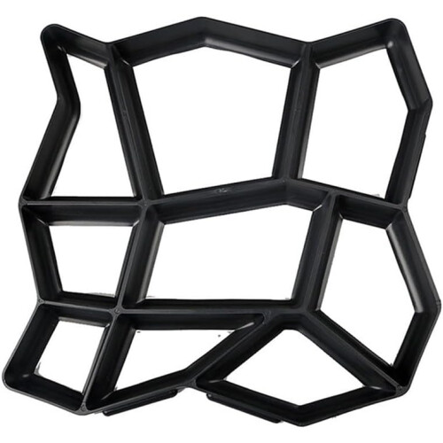 DIY Garden Paving Mold for Concrete Pathways  Reusable Plastic Kit, Path Style Options 2