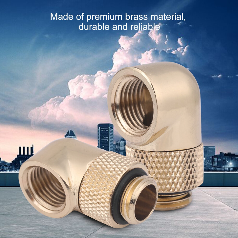 Tube Fitting Water Cooling G1/4 90 Elbow Connector 360 Rotation 3481362718449