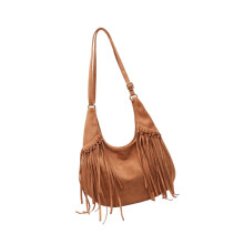Crossbody Bag Adjustable Length Strap Casual Bag-Yellow brown