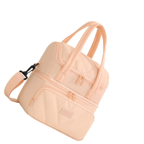 Hochwertige Thermo-Lebensmitteltasche aus Polyester mit-Rosa