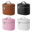Leder-Make-up-Tasche, Reise-Kulturbeutel mit-Schwarz 2