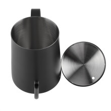 550ml Edelstahl-Kaffeefilter mit Ausguss und Deckel für Zuhause & Café
