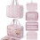 Waterproof Hanging Toiletry Bag With Multi-Black small 7