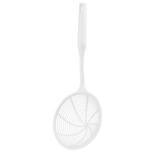 Tuinzeef, zeefschep uit één stuk voor het filteren van groenten, vlees, wontons en friet, comfortabel handvat met handgreep
