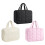 Waterproof Hanging Toiletry Bag With Multi-Black small 2