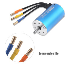 3665 2600KV 4 Poles Brushless Motor for RC Car & Boat, Blue