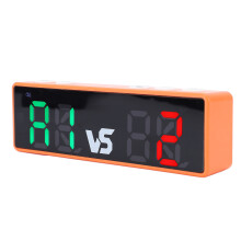 Mini Digital Scoreboard 4-Digit Bright LED Rechargeable Portable Electronic Score Keeper