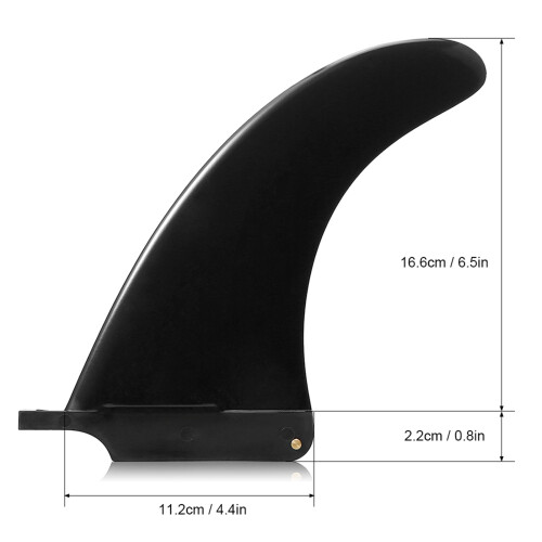 Surfboard & Paddleboard Nylon Central Fin 6.5'' - 10'' for Stability 1