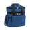 Sac à déjeuner isolé extensible, sac étanche à poches-Bleu 1