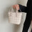 Compact Crossbody Purse With Contrast Panels Customizable-Black 7