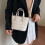 Compact Crossbody Purse With Contrast Panels Customizable-Black 5
