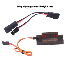 RC Zündanlage Mini-Tachometer V5.0 für Benzinmotoren, 54x20mm Schwarz