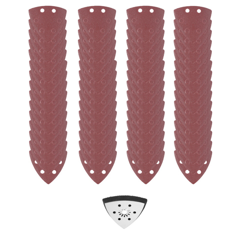 Multi Tool Sanding Pads 61Pcs 90Mm 6 Holes Triangle For Oscillating Devices 4931362721233