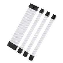 ATX24Pin/1x8Pin(4+4) CPU/2x8Pin(6P+2P) GPU- White