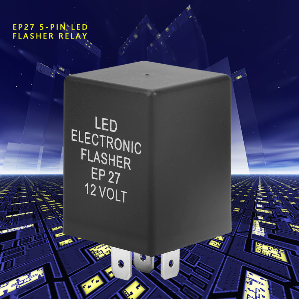 Waterproof Ep27 Flasher Relay: Stops Rapid Flash & No Flash Alerts Light 8771362722405