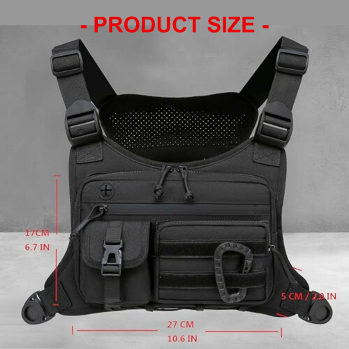 Poches multiples imperméables légères de sac de crossbody-Vert 2