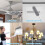 Cobweb Brush for High Ceilings, Bendable Microfiber Head Ceiling Fan Cleaner, Washable Duster Kit with Extendable Long Pole, Reusable Microfiber, Prot 6