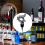 Σερβίτσιο κρασιού με τάρανδο, κομψό σερβίτσιο κρασιού με σιλικονούχο εξάρτημα 5