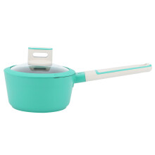 Granite Non Stick Coating Saucepan, Induction Compatible Cookware Ergonomic Bakelite Handle Multi Stove Use Green Ceramic Cookware Set