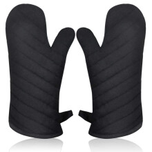 Gants de cuisine antidérapants et résistants à la chaleur, offrant une prise en main confortable et flexible pour la cuisson, faciles à laver et