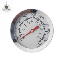 Grillthermometer aus Edelstahl mit höchster Genauigkeit, einfacher Montage, Hitzeanzeige und hitzebeständiger Konstruktion für das Grillen im