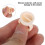 100 Stück Silikon-Tattoo-Ringbecher für Permanent Make-up, Größe L 4