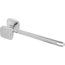 Professionele vleesvermalser, commerciële kwaliteit, voedselveilig aluminiumlegering, dubbelzijdig te gebruiken met conische pinnen en een glad,